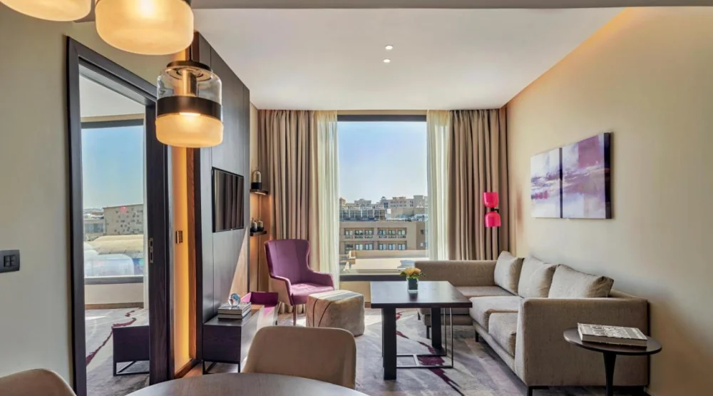 One Bedroom Suite with Arkan Plaza View at Crowne Plaza West Cairo Arkan