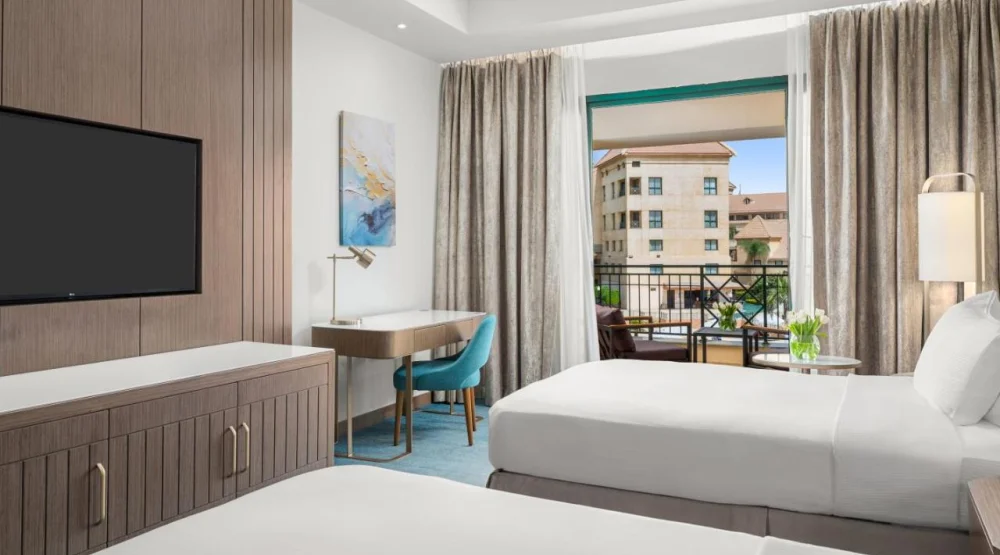 Superior Twin Room with Pool at Hilton Pyramids Golf