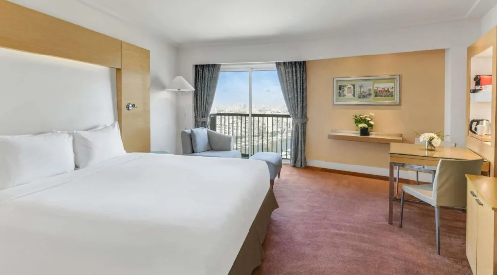 Premium King Room On High Floor with Partial Nile View at Sofitel Cairo El Gezirah