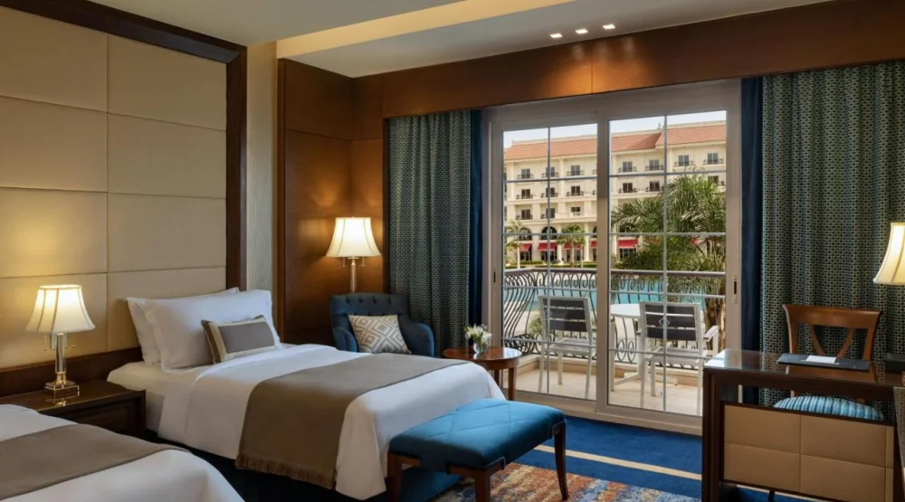 Deluxe Room Pool View, Two Twin Beds at The St. Regis New Capital Cairo
