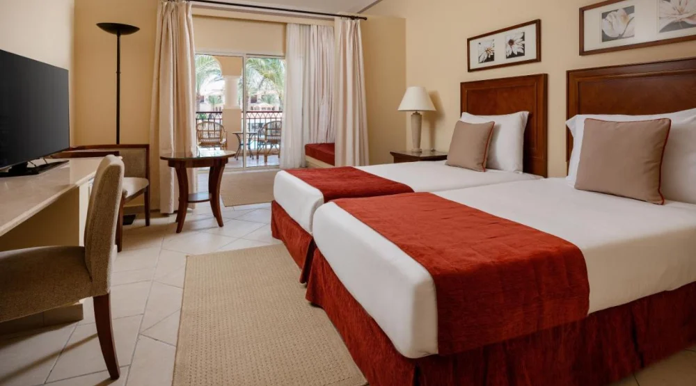 Family, Queen Or Twin Bed, Pool View at Jaz Almaza Beach Resort