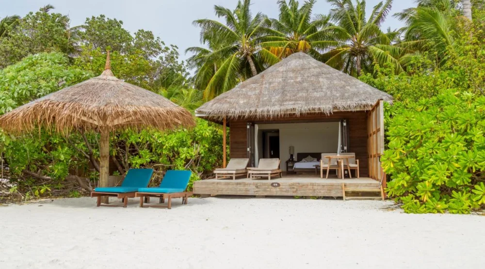 Jacuzzi Beach Villa at Veligandu Maldives Resort Island