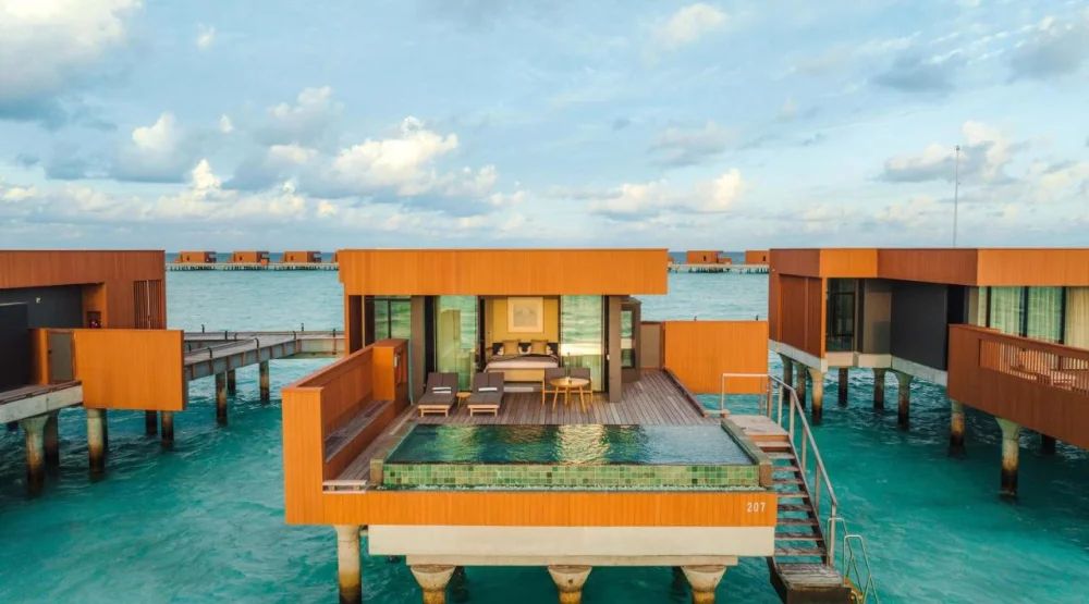 Sunset Ocean Pool Villa at Veligandu Maldives Resort Island