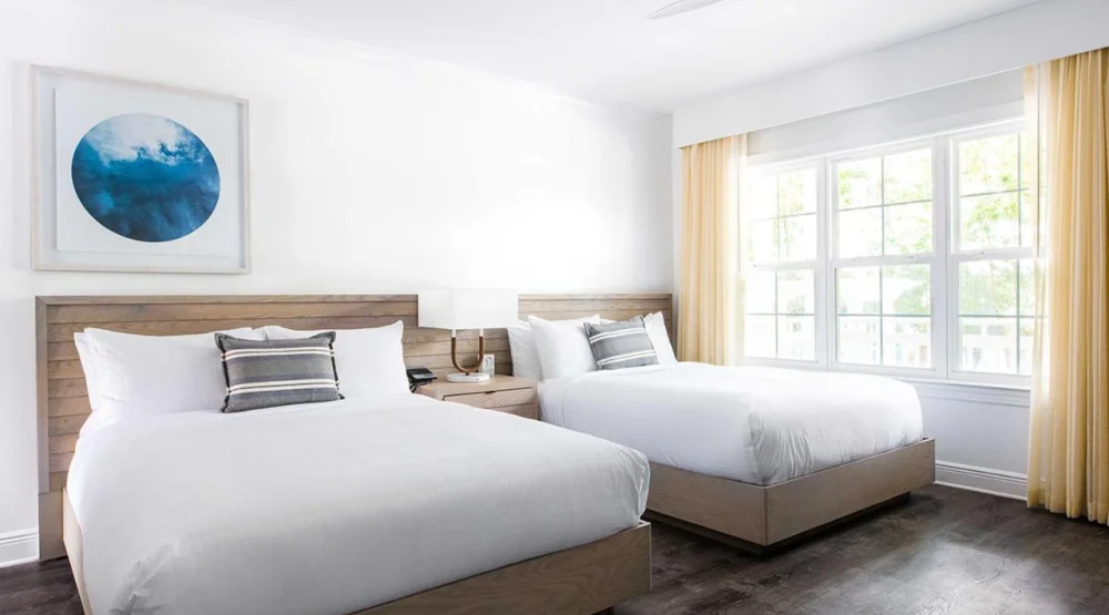 Queen Room with Two Queen Beds and Partial Water View at Parrot Key Hotel & Villas