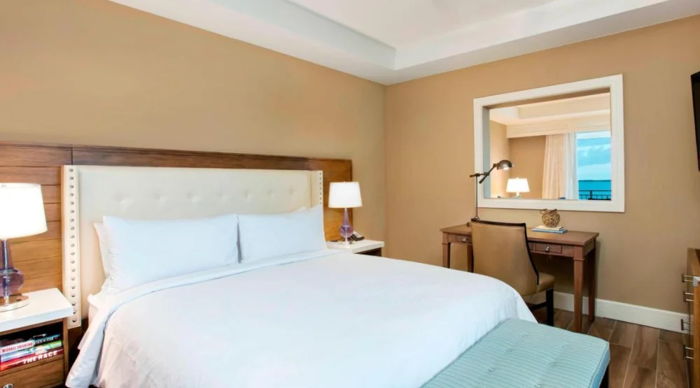 Bay Front Corner Suite, One Bedroom Suite, One King, Sofa Bed at Playa Largo Resort & Spa Autograph Collection