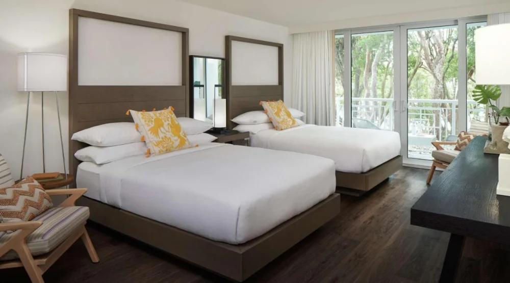 Queen Room with Two Queen Beds at Baker's Cay Resort Key Largo Curio Collection by Hilton