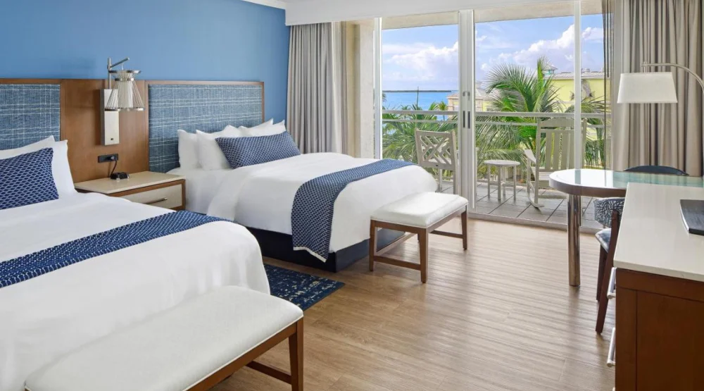 Two Queen Room,partial Bay View at Reefhouse Resort & Marina