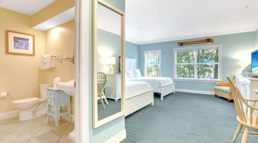 Tropical Garden Superior Double Queen Guestroom at Tranquility Bay Beachfront Resort