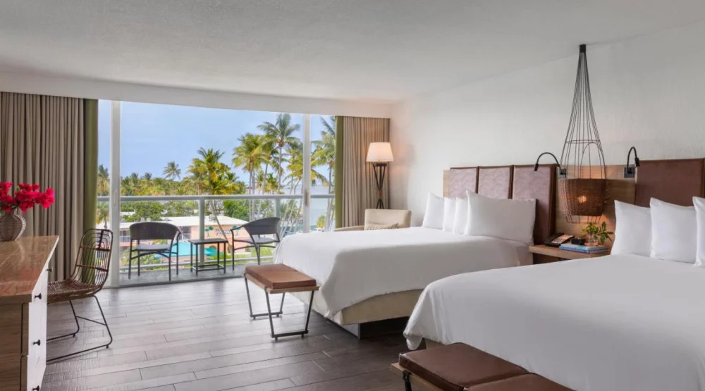 Queen Room with Two Queen Beds at Amara Cay Resort