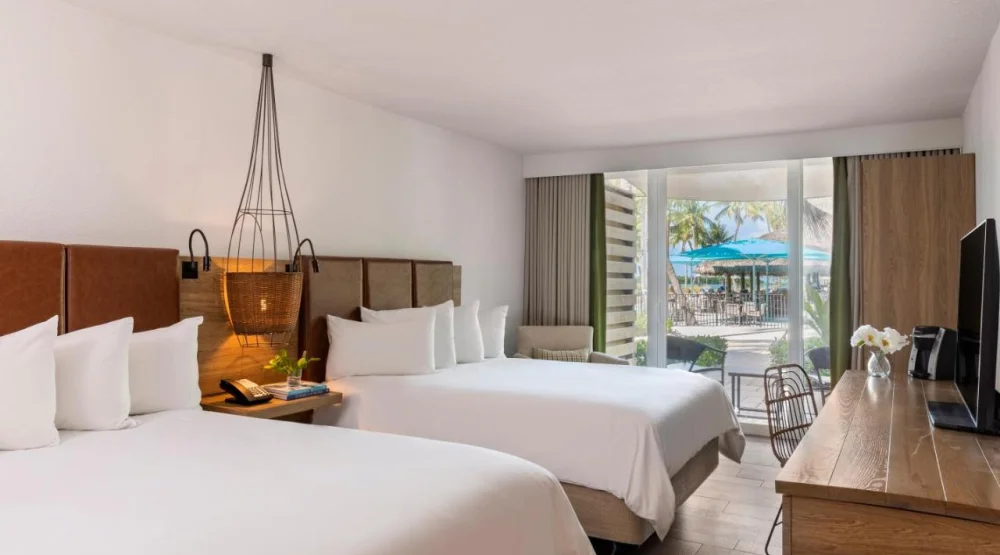 Queen Room with Two Queen Beds at Amara Cay Resort