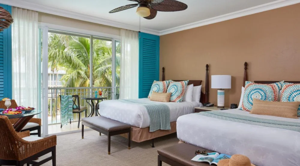 Resort View Double Queen Guestroom at Cheeca Lodge & Spa