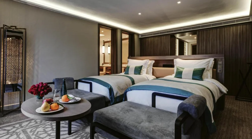 Junior Suite with Living Room and Sofa at Movenpick Hotel Mansour Eddahbi