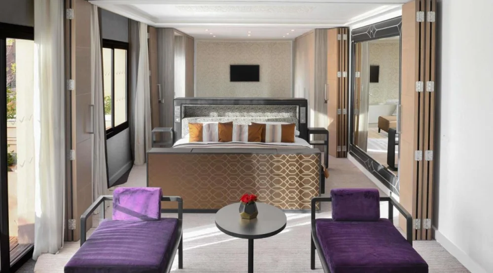 Two Bedroom Penthouse with Living Room and Private Pool at Movenpick Hotel Mansour Eddahbi