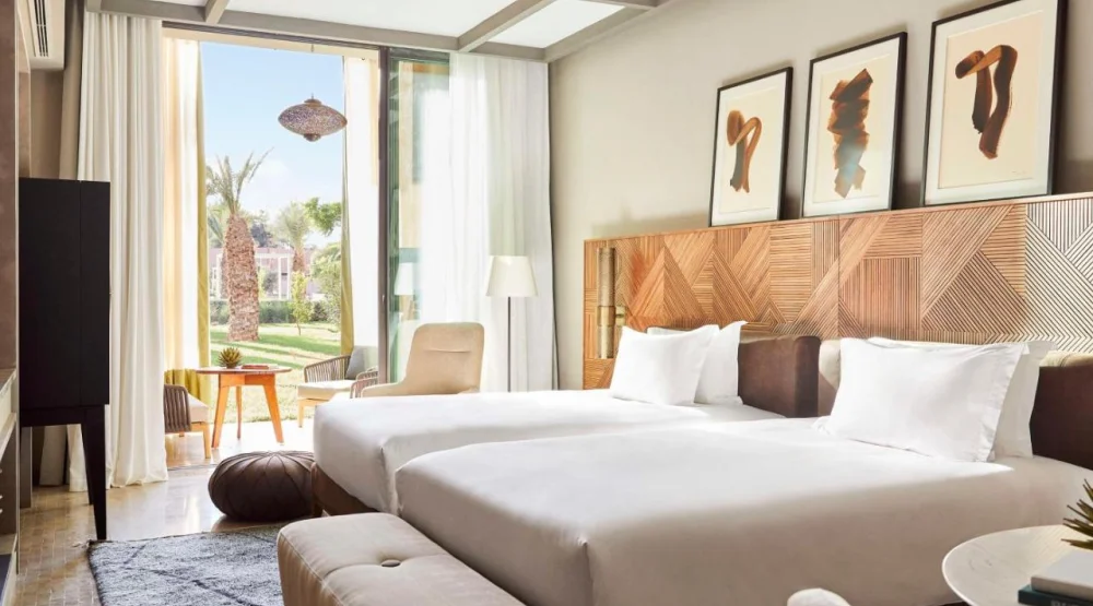 Twin Room with Mountain View at Park Hyatt Marrakech