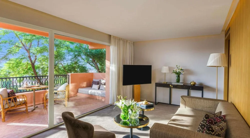 Agdal Prestige King Suite with Balcony and Mountain Or Pool View at Sofitel Marrakech Palais Imperial & Spa