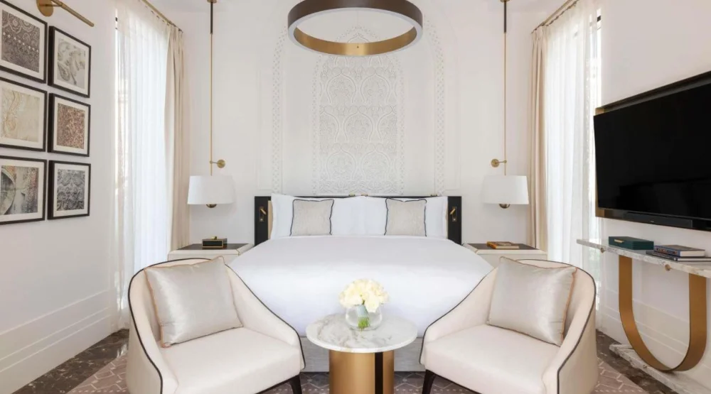 Junior Suite with Shared Pool at Raffles Al Areen Palace Bahrain