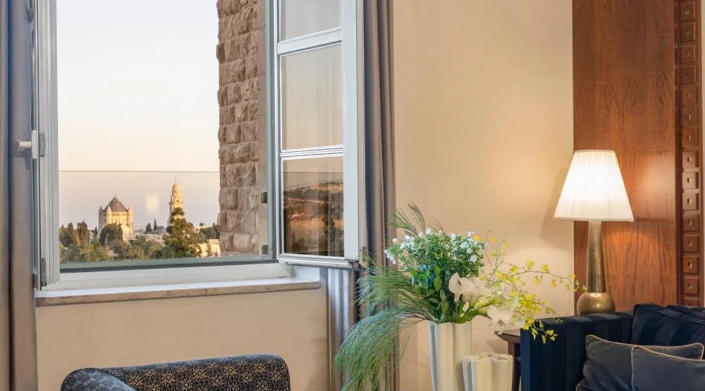 Deluxe Triple Room with Old City View at King David Hotel