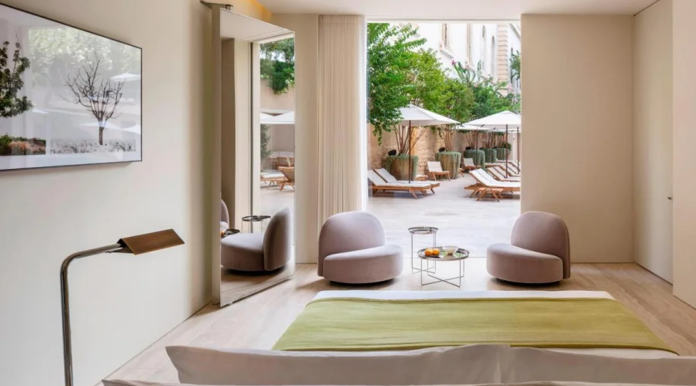 Executive Poolside, Larger Guest Room, One King, Poolside View at The Jaffa Fattal Limited Edition