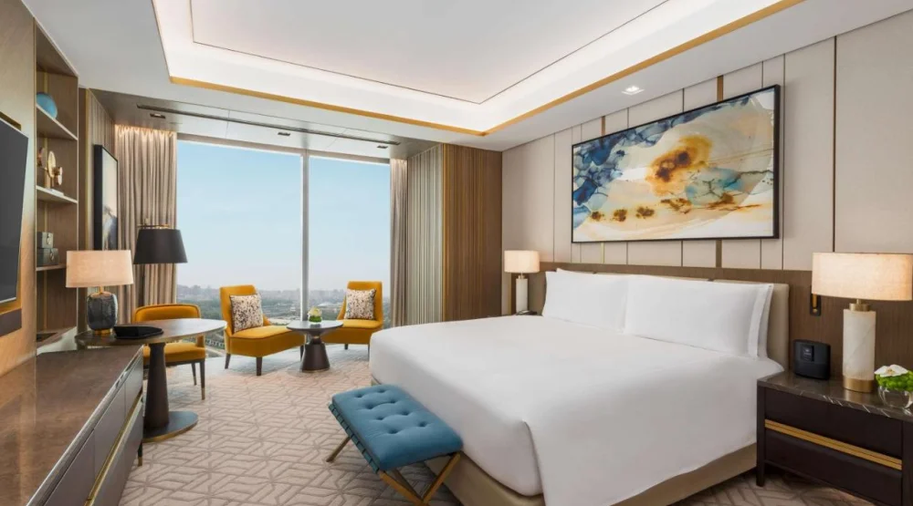 Premier King Room with City View at Waldorf Astoria Kuwait