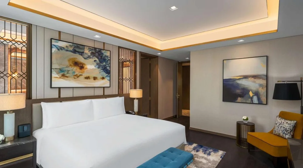 One Bedroom Ikaros Premier King Suite at Waldorf Astoria Kuwait