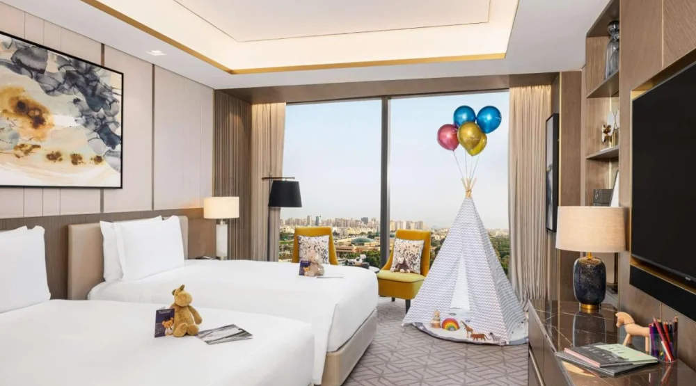 Two Bedroom Deluxe Family Suite at Waldorf Astoria Kuwait