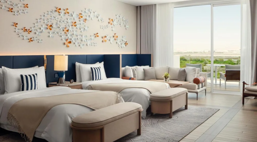 Deluxe Twin Room with Balcony at The St. Regis Al Mouj Muscat Resort