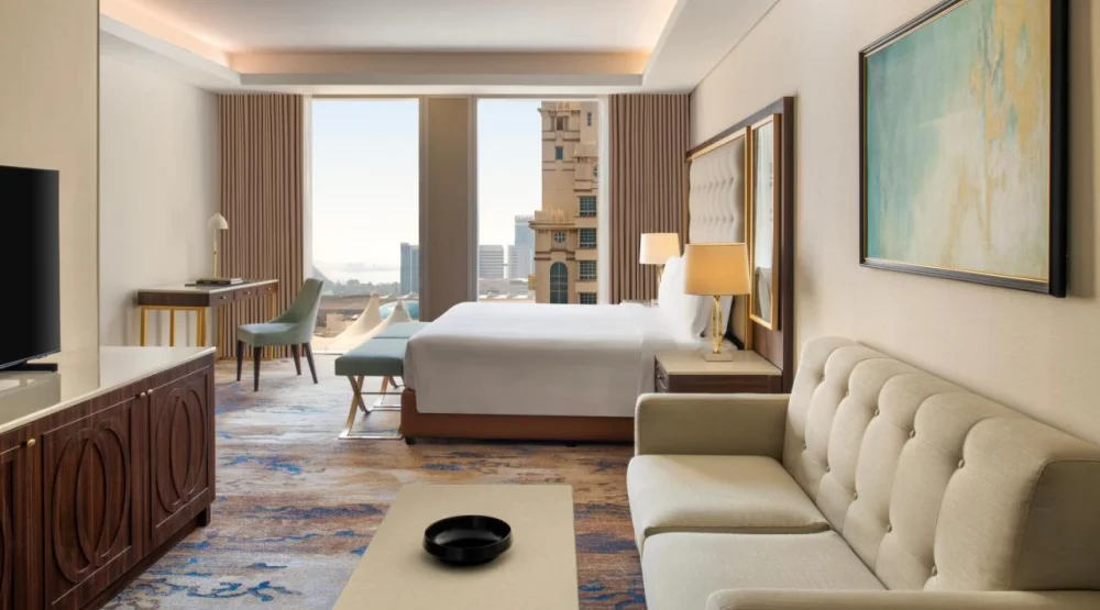 Junior Suite One King at Dusit Doha Hotel