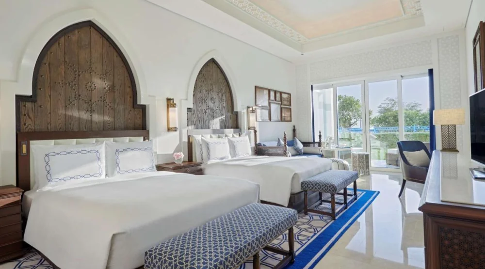 Queen Room with Two Queen Beds at Hilton Salwa Beach Resort & Villas