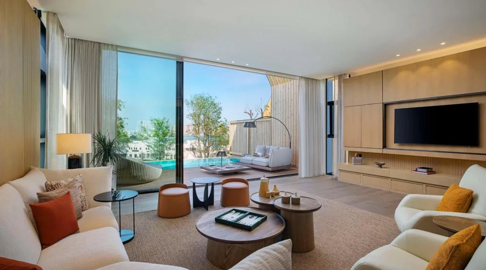 One Bedroom Panoramic Villa with Private Pool at Katara Hills Doha LXR Hotels & Resorts