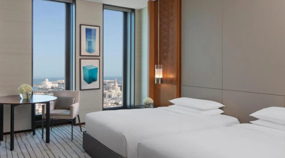 Twin Room with City View at Park Hyatt Doha