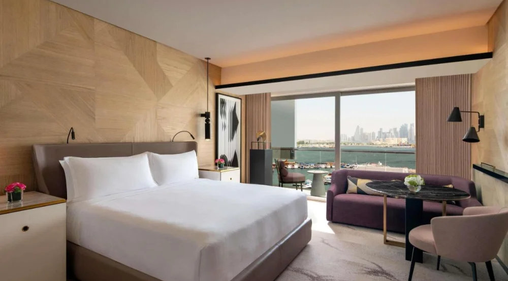 Two Bedroom Family Room with Panorama View at Rixos Gulf Hotel Doha