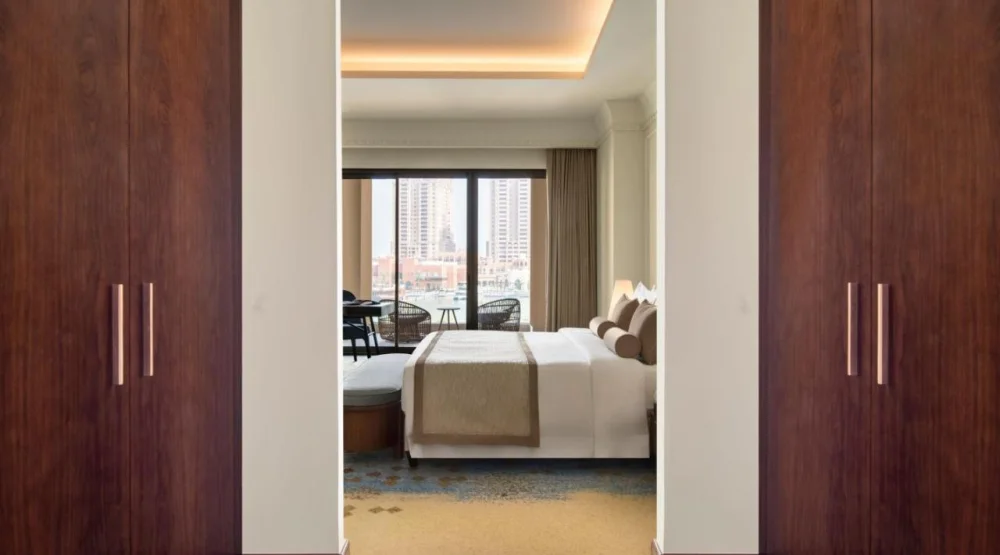 One Bedroom King Suite with Sea View and Balcony at The St. Regis Marsa Arabia Island The Pearl Qatar