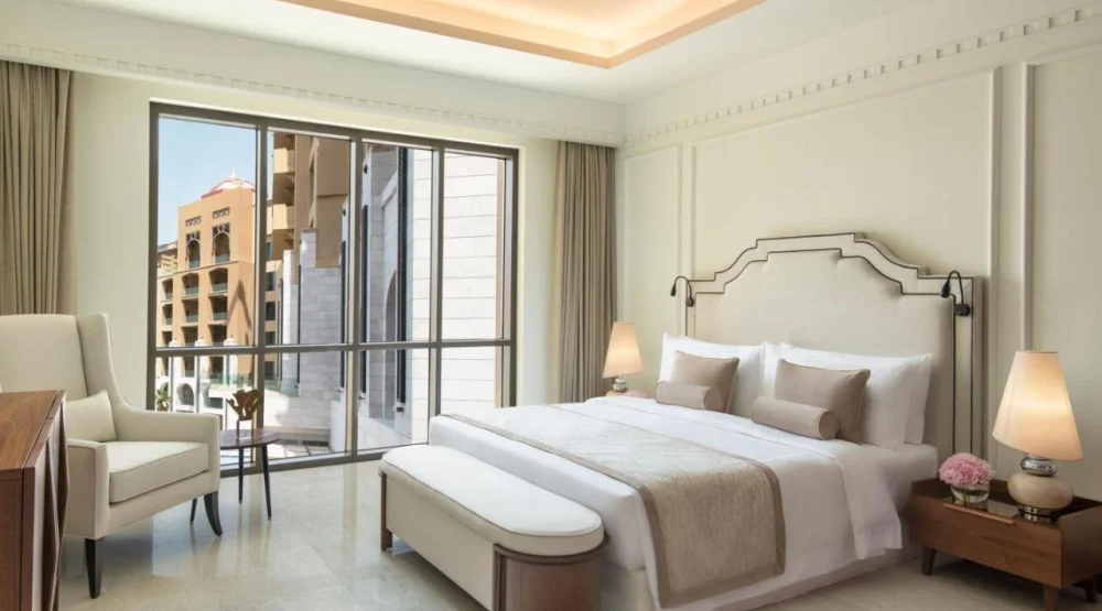 Three Bedroom Suite with Marina View and Balcony at The St. Regis Marsa Arabia Island The Pearl Qatar