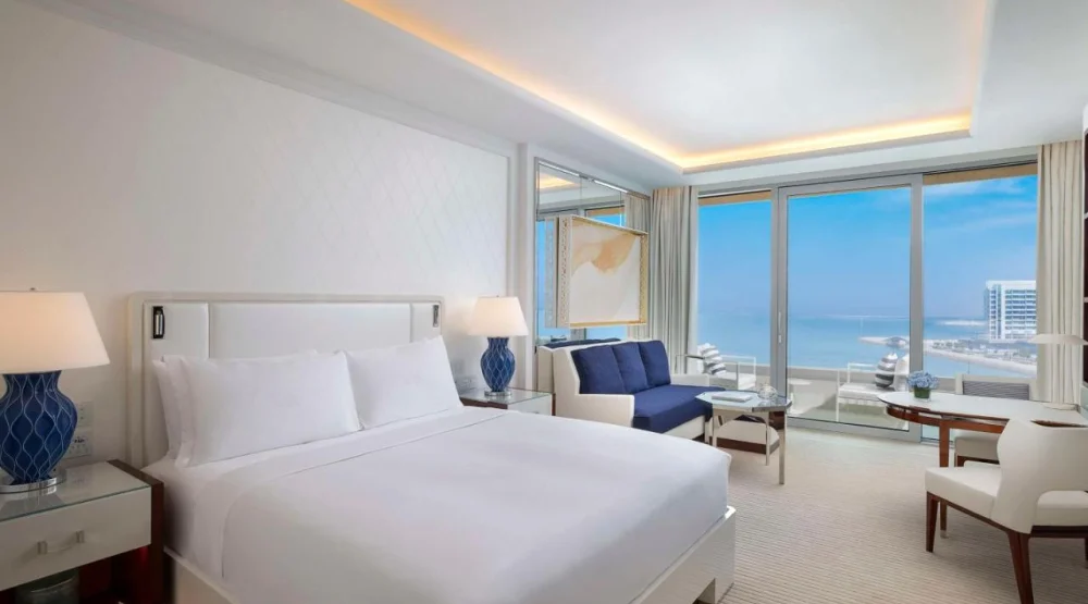 Deluxe King Room with Sea View at Waldorf Astoria Doha Lusail