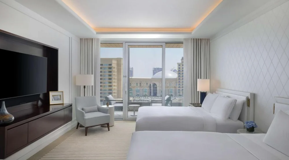 One Bedroom Deluxe Suite with Two Queen Beds at Waldorf Astoria Doha Lusail