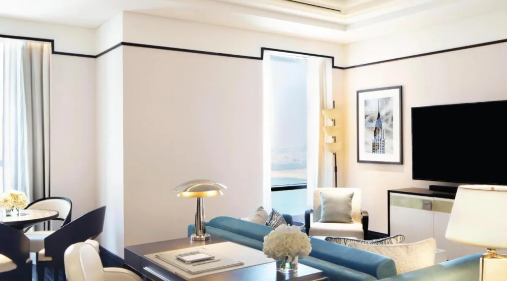 One Bedroom Apartment with King Bed at Waldorf Astoria Doha West Bay