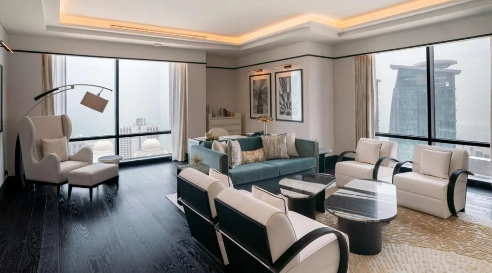 Presidential Suite at Waldorf Astoria Doha West Bay