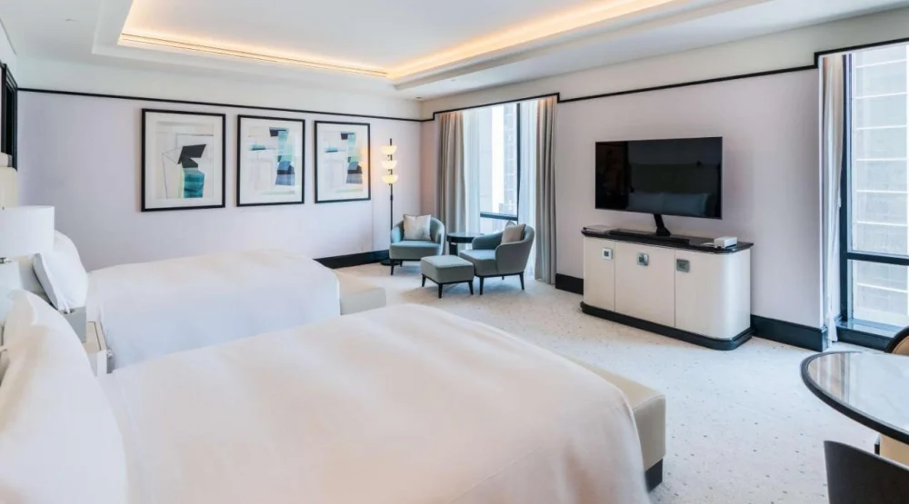 Studio with Two Queen Beds at Waldorf Astoria Doha West Bay