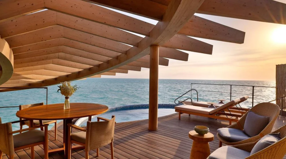 One Bedroom Sunset Coral Villa with Overwater View at The St. Regis Red Sea Resort