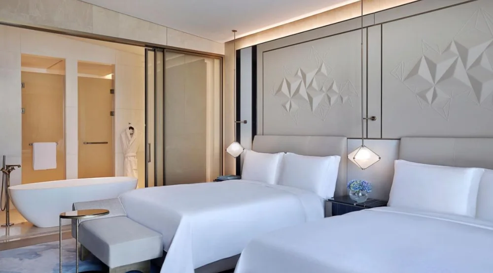 Deluxe Double Room with Two Double Beds and City View at The St. Regis Riyadh