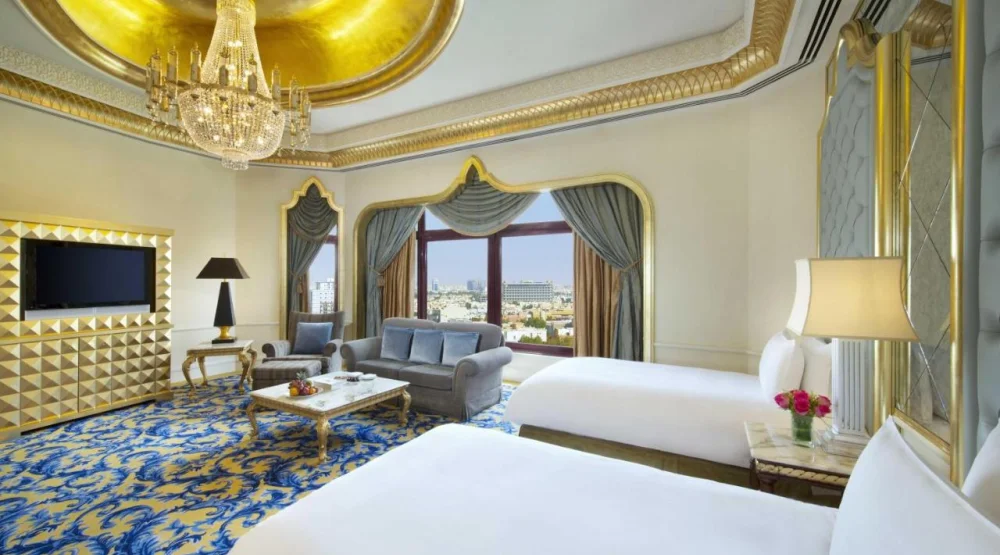 Twin Room with Partial Sea View at Waldorf Astoria Jeddah Qasr Al Sharq