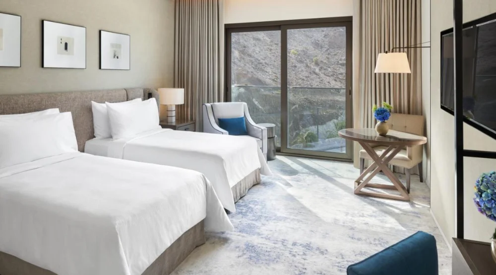 Deluxe Room Mountain View Twin at Address Beach Resort Fujairah