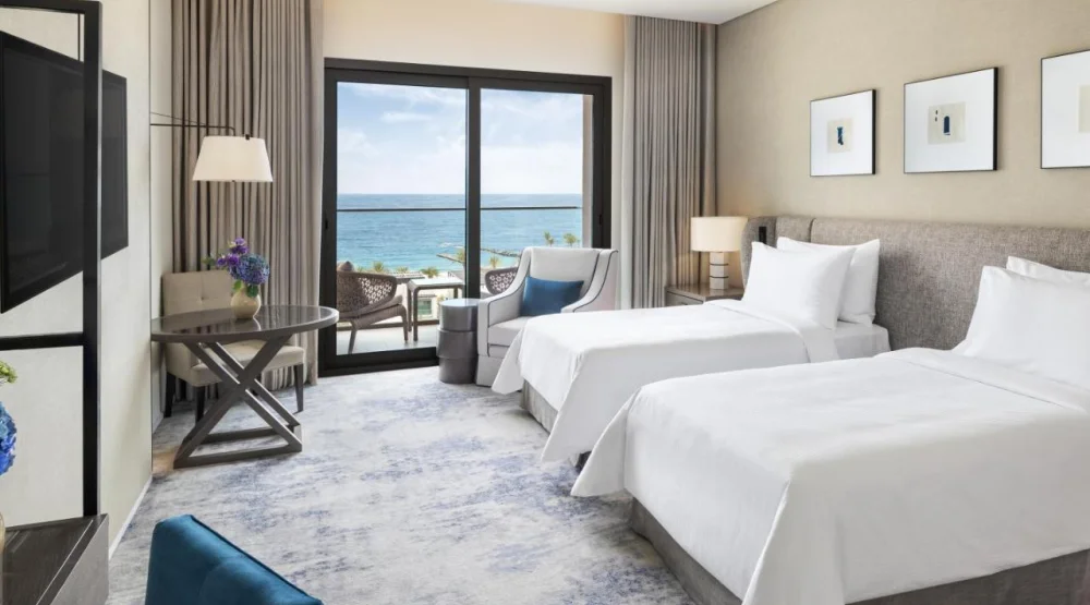 Deluxe Room Ocean View Twin at Address Beach Resort Fujairah