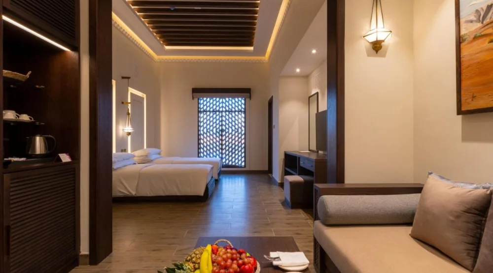 Grand Deluxe Twin Room at Al Badayer Retreat