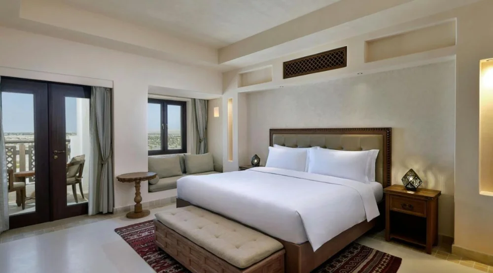 Deluxe, Guest Room, One King, Desert View, Balcony at Al Wathba a Luxury Collection Desert Resort & Spa
