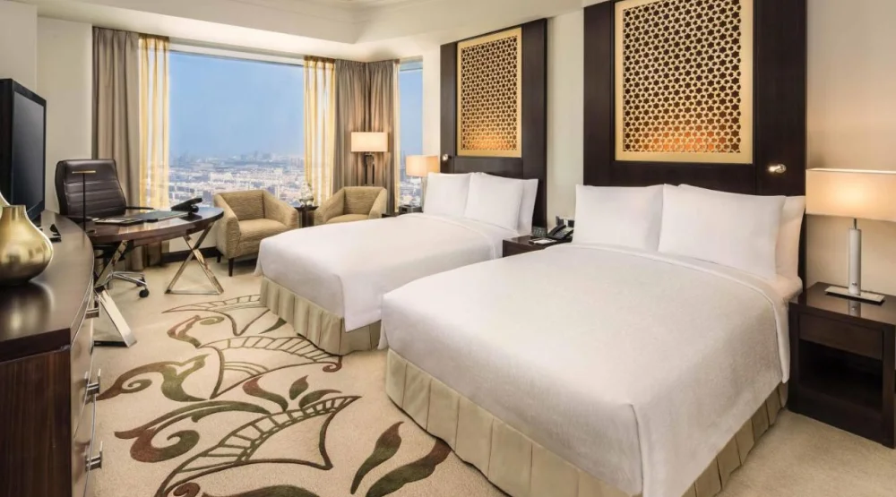 Deluxe Double Room with Two Double Beds and Sea View at Conrad Dubai