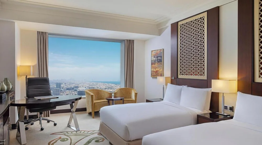 One Bedroom Residential Suite with Two Queen Beds at Conrad Dubai