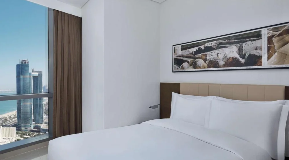 Two Bedroom Apartment with Two Beds and Sea View at Conrad Abu Dhabi Etihad Towers