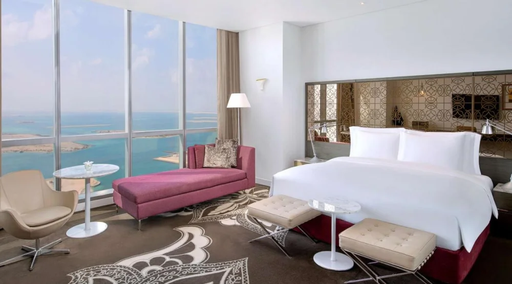 Grand Premier King Room with Sea View at Conrad Abu Dhabi Etihad Towers