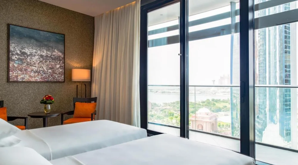 Twin Room with Balcony and View at Grand Hyatt Abu Dhabi Hotel & Residences Emirates Pearl